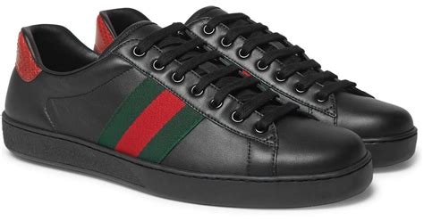 black gucci snake shoes